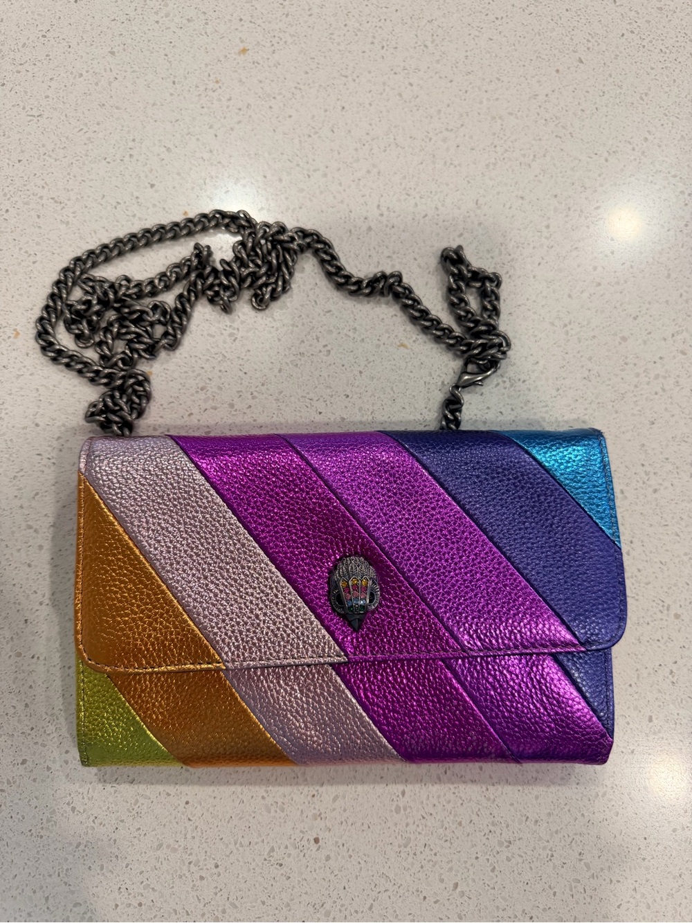 BRAND NEW Kurt Geiger rainbow crossbody